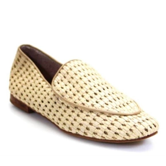 Kaanas NEW Amalfi Basket Weave Flats Coffee Loafers Sz.11 - Picture 7 of 11
